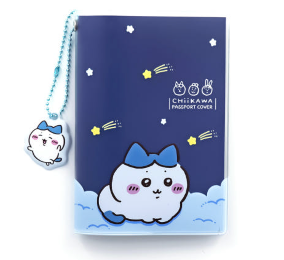 Chiikawa Passport Case 透明護照套連鎖匙扣