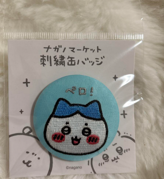 Nagano Chiikawa 刺繡Badge(小八)