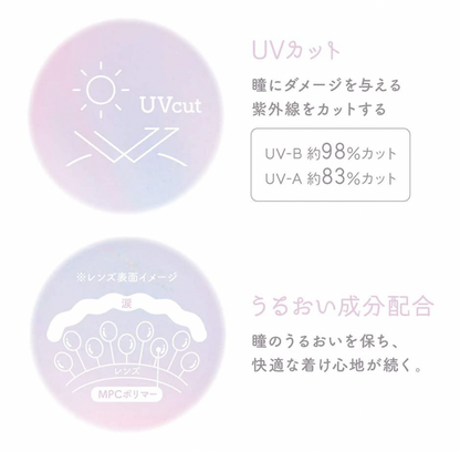 Ever Color 1-Day Natural Moist Label UV 日用即棄有色隱形眼鏡20片 (Sheer Lueur)