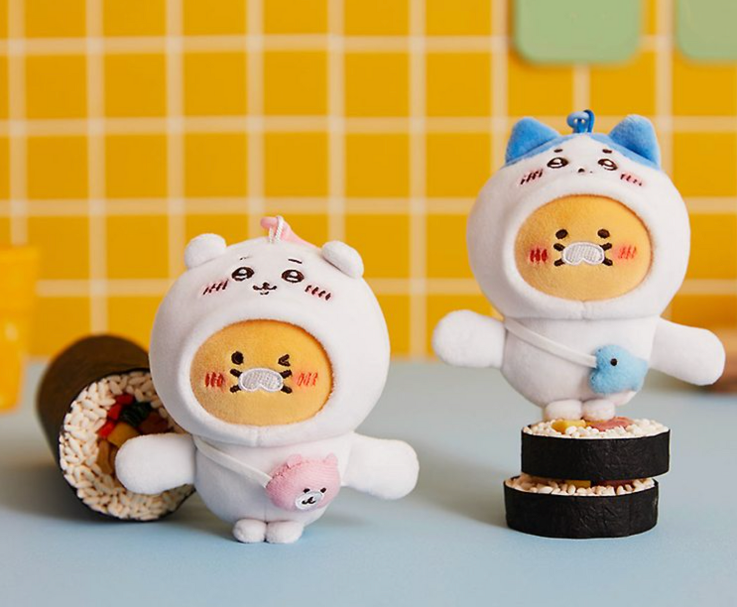 Kakao Friends x Chiikawa 手牽手磁石公仔鎖匙扣