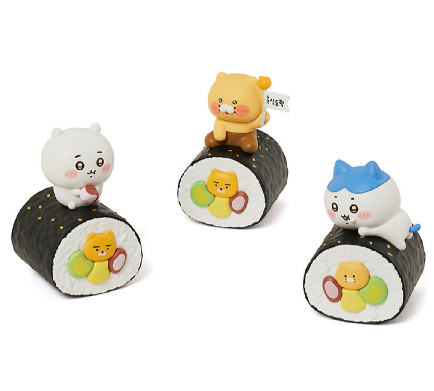 Kakao Friends x Chiikawa 紫菜包飯公仔模型盲盒
