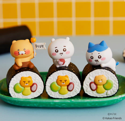 Kakao Friends x Chiikawa 紫菜包飯公仔模型盲盒