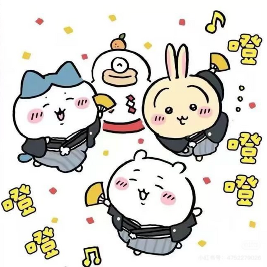 (12月到貨)Chiikawa 正月景品公仔掛飾