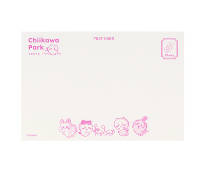 (9月底到貨)Chiikawa Park Postcard 暗之森