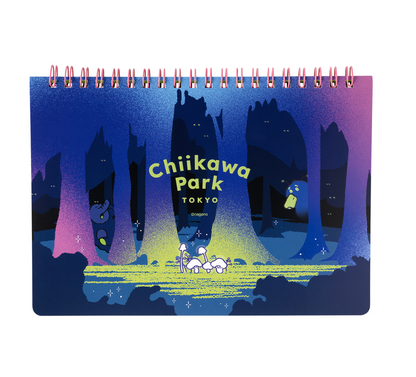 (9月底到貨)Chiikawa Park Notebook 筆記簿 暗之森