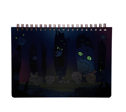 (9月底到貨)Chiikawa Park Notebook 筆記簿 暗之森