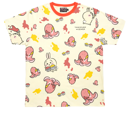 (9月底到貨)Chiikawa Park 短衫印花T-shirt 兔兔