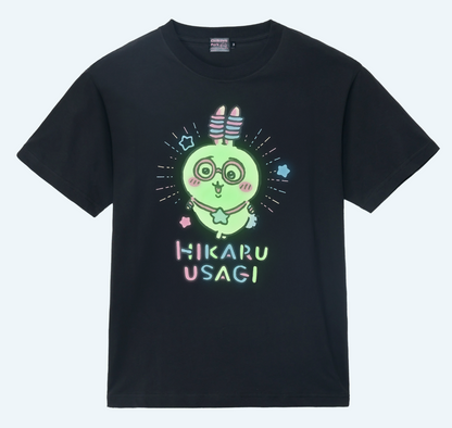 (9月底到貨)Chiikawa Park 短衫夜光T-shirt 螢光棒兔兔