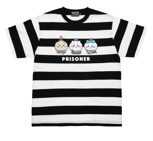 (9月底到貨)Chiikawa Park 短衫T-shirt 監獄囚犯