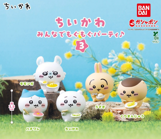 Chiikawa美食派對造型3扭蛋