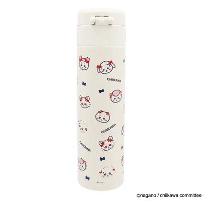 Chiikawa 500mL不銹鋼保溫瓶(全角色絲帶)