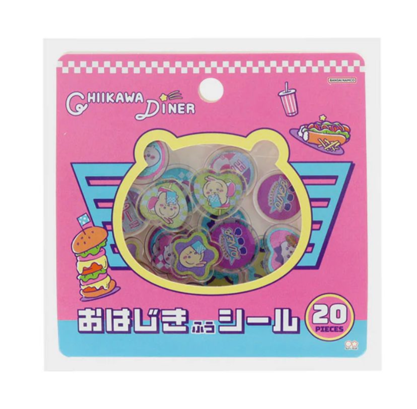 Chiikawa Diner 彈珠貼紙包