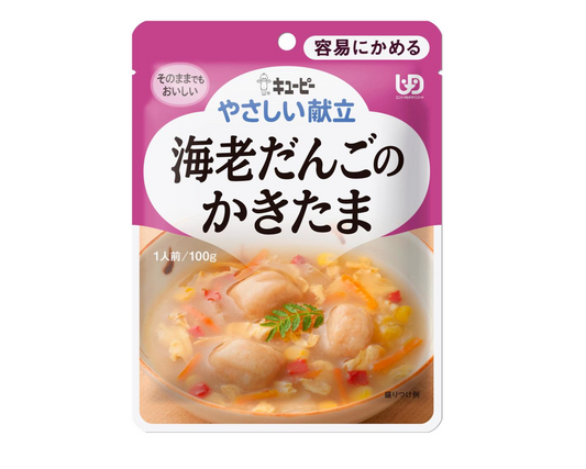 Kewpie 即食軟餐 易咀嚼系列 蔬菜滑蛋蝦球(100g)