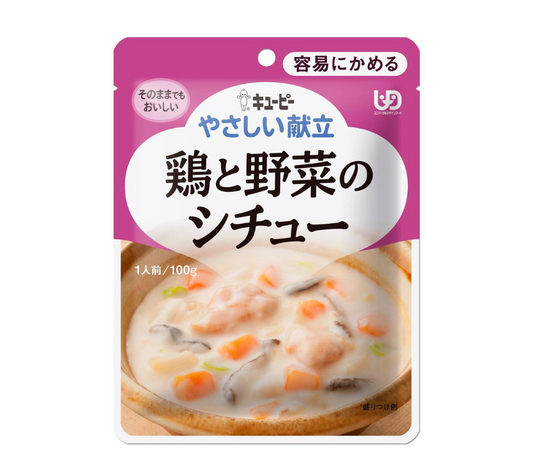 Kewpie 即食軟餐 易咀嚼系列 雞肉燉蔬菜(100g)