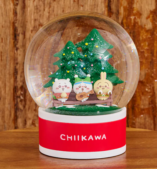 (現貨)Chiikawa 聖誕夢幻雪景水晶球