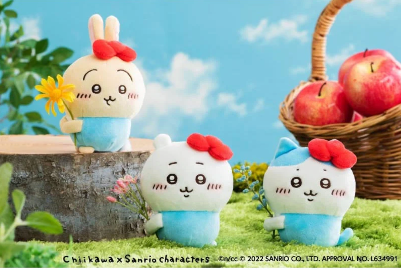 上海/杭州再販限定 Chiikawa x Sanrio Hello Kitty 側抱公仔