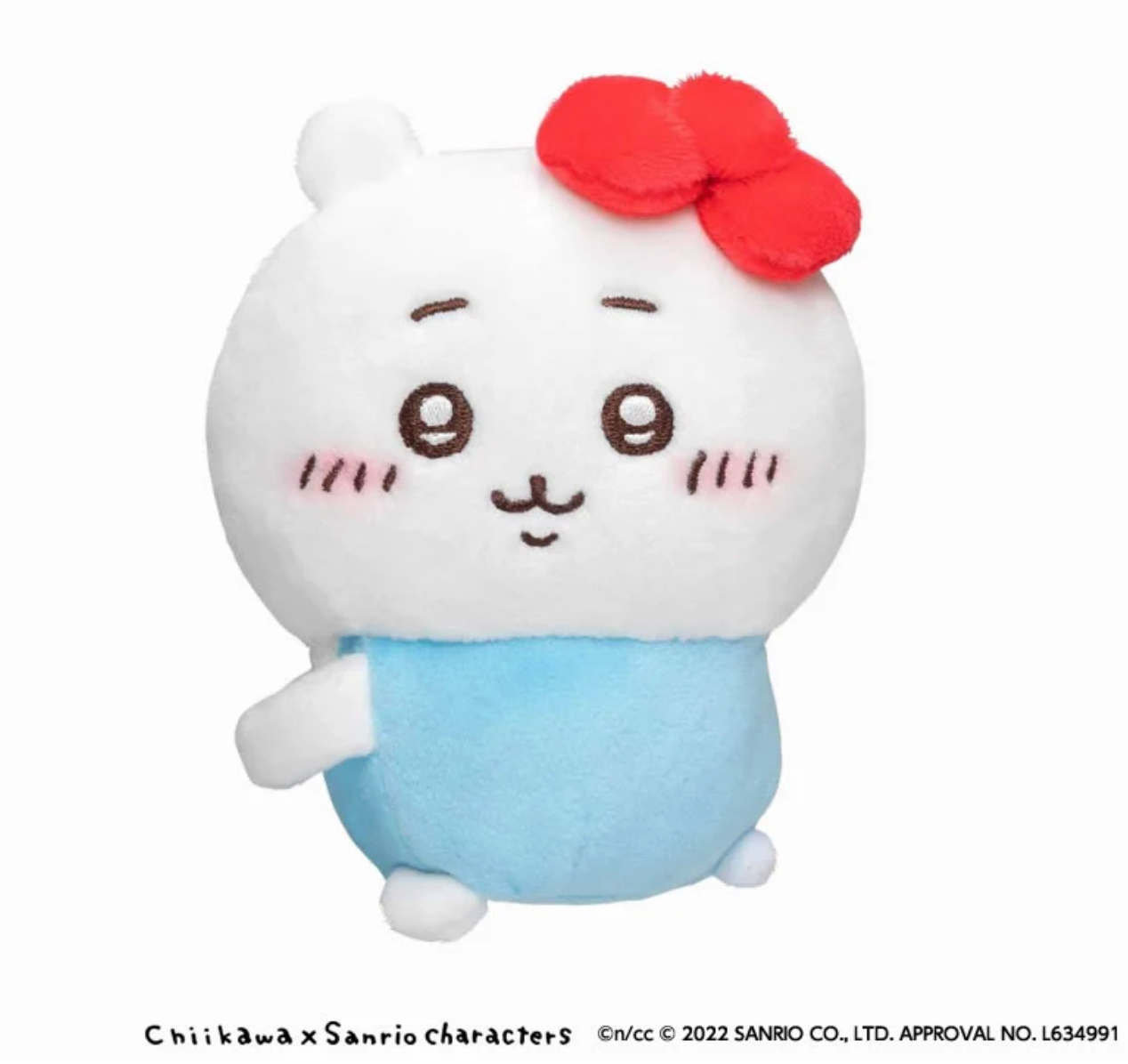 上海/杭州再販限定 Chiikawa x Sanrio Hello Kitty 側抱公仔
