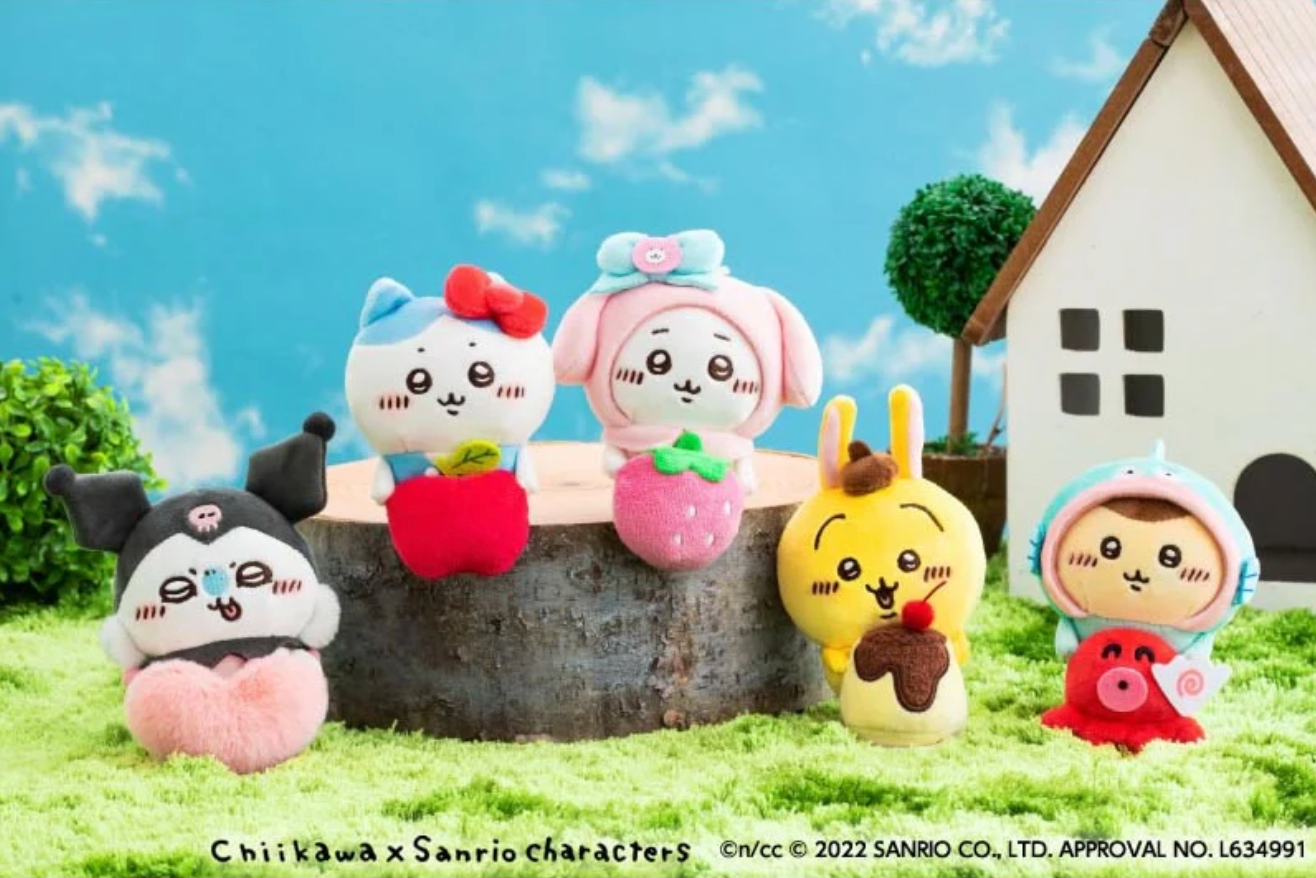 上海/杭州再販限定 Chiikawa x Sanrio 電腦屏幕掛公仔