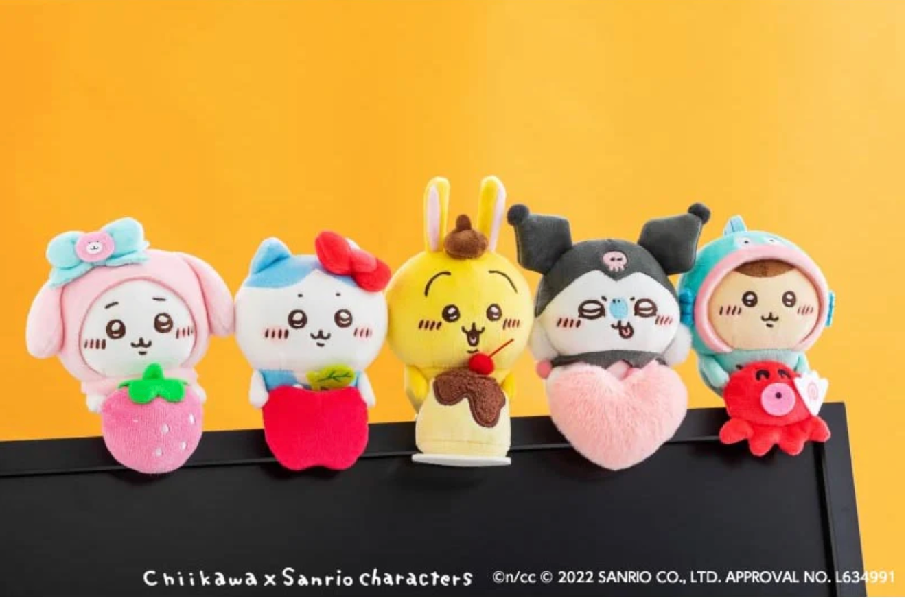 上海/杭州再販限定 Chiikawa x Sanrio 電腦屏幕掛公仔