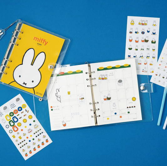 Miffy 韓國限定 無日期手帳Schedule Book連3張貼紙