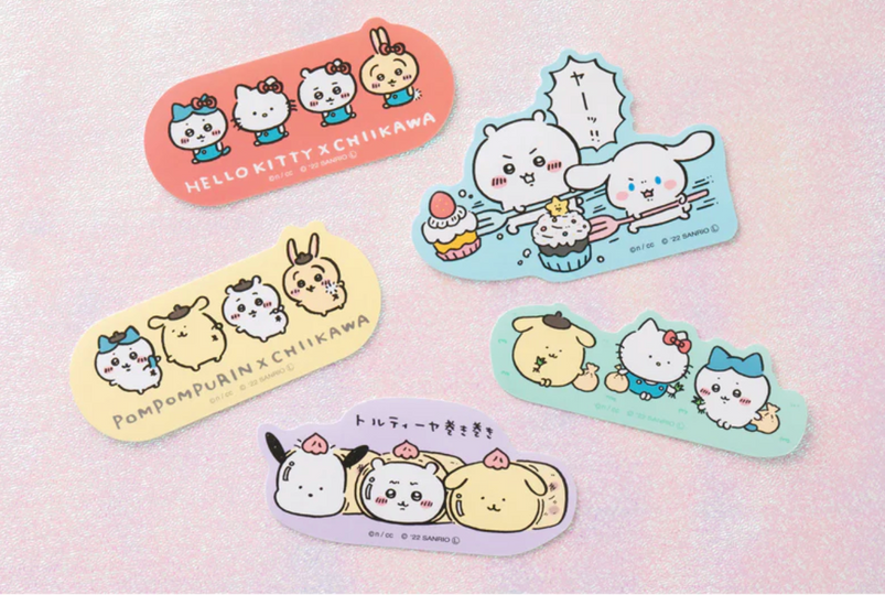 Chiikawa x Sanrio Characters 貼紙
