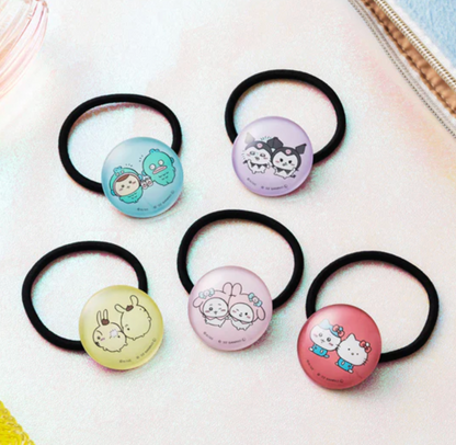 Chiikawa x Sanrio Characters 玻璃髮圈