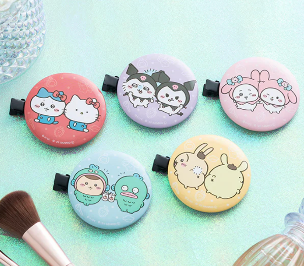 Chiikawa x Sanrio Characters 瀏海髮夾2個裝