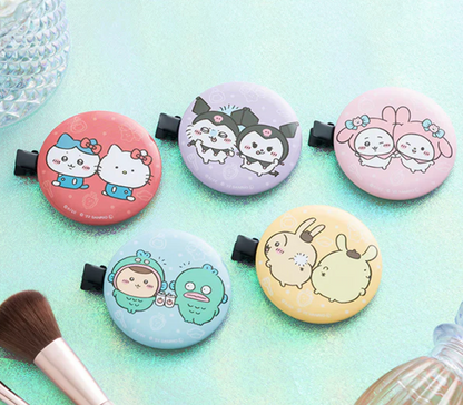 Chiikawa x Sanrio Characters 瀏海髮夾2個裝