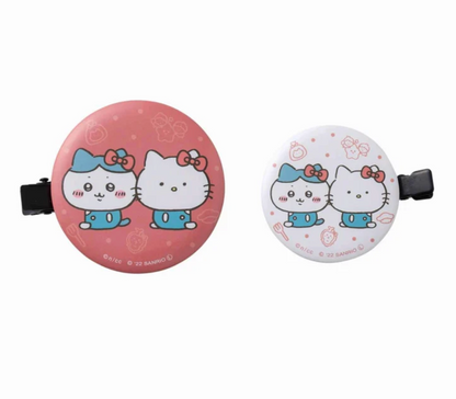 Chiikawa x Sanrio Characters 瀏海髮夾2個裝