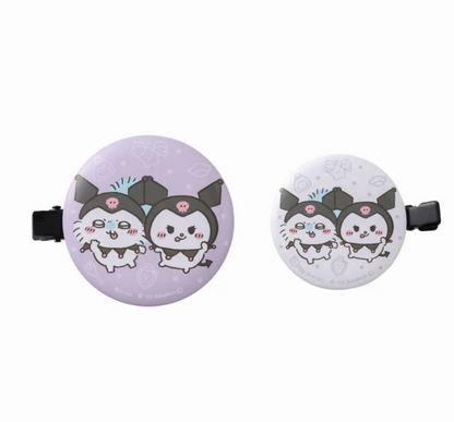 Chiikawa x Sanrio Characters 瀏海髮夾2個裝