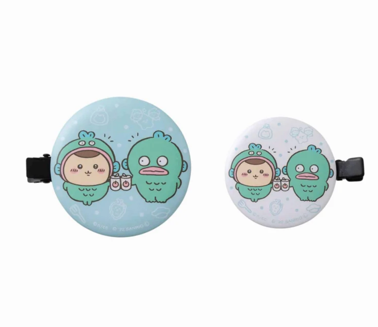 Chiikawa x Sanrio Characters 瀏海髮夾2個裝