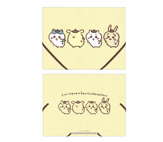 Chiikawa x Sanrio Characters 文件袋 (布甸狗&三主)