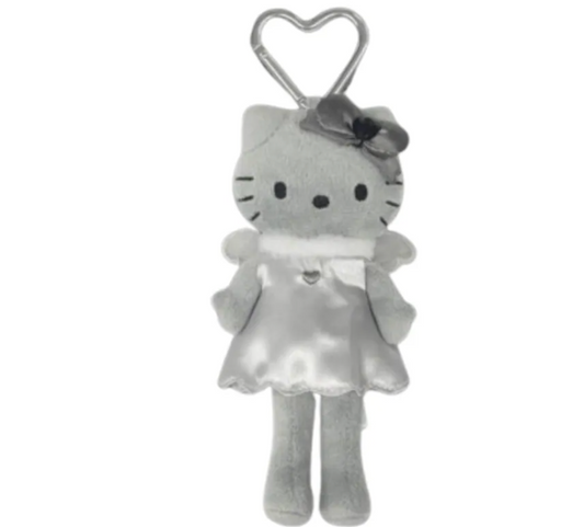 Hello Kitty 復刻版長腿公仔掛飾 灰天使