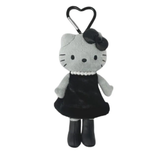 (現貨)Hello Kitty 復刻版長腿公仔掛飾 全黑黑裙