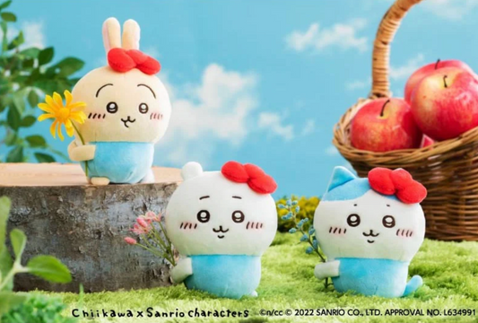 上海/杭州再販限定 Chiikawa x Sanrio 側抱公仔
