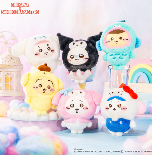 Chiikawa x Sanrio Kiramekko 公仔掛飾