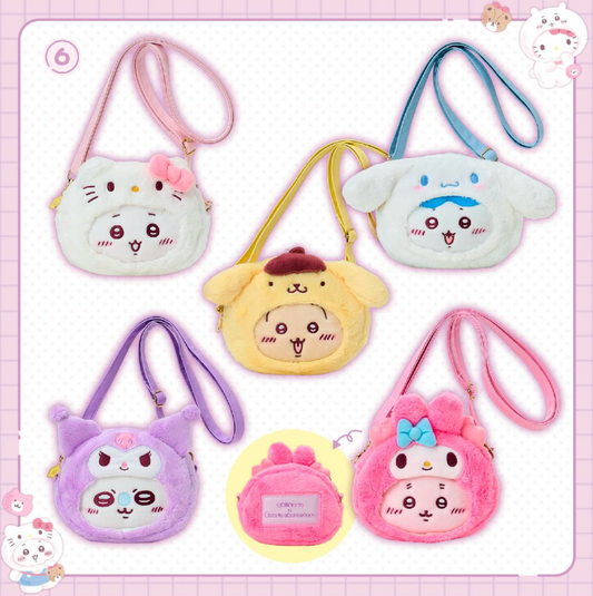 Chiikawa × Sanrio 聯名限定斜孭袋