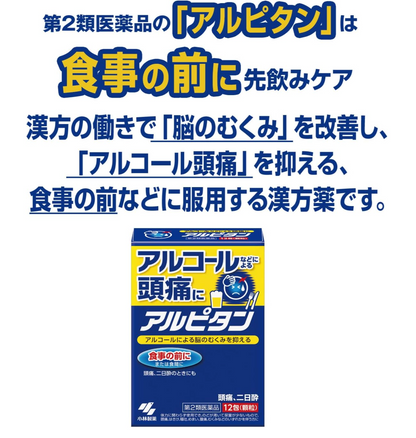 小林製藥 Alpitan 宿醉頭痛藥 12包