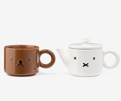 Miffy 荷蘭Hema限定 陶瓷茶壺連Boris杯套裝
