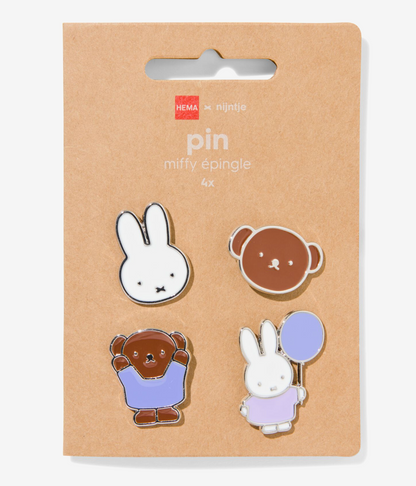 Miffy 荷蘭Hema限定 金屬徽章套裝