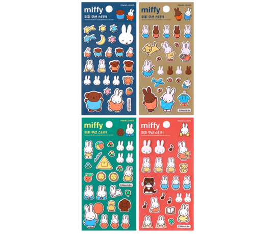 Miffy 韓國限定 Cushion 貼紙 一套4張