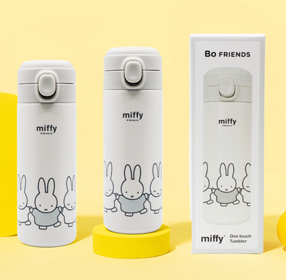 Miffy 韓國限定 380mL一按即開不鏽鋼保溫保冷隨行杯