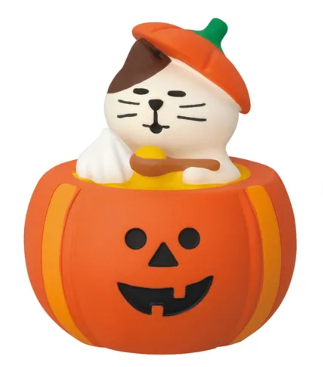 (9月預訂)Concombre 南瓜布丁貓公仔（萬聖節款）