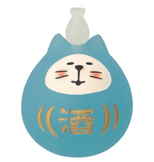 (6月預訂)Concombre日本酒系列 微醺清酒貓達摩公仔