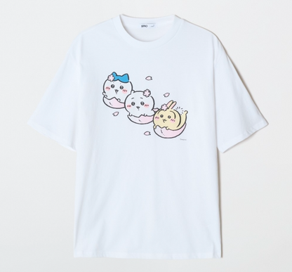 Chiikawa x Spao T-shirt 櫻花三主