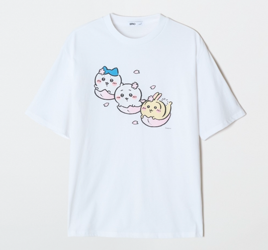 Chiikawa x Spao T-shirt 櫻花三主