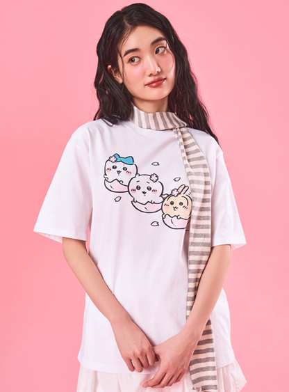 Chiikawa x Spao T-shirt 櫻花三主