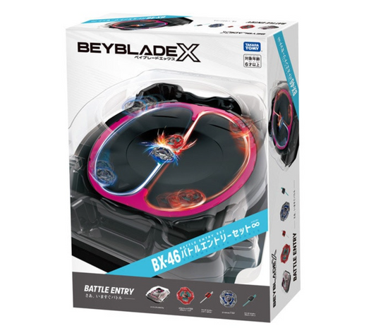 日本版 爆旋陀螺 Takara Tomy Beyblade X BX-46 Battle Entry Set 無限衝擊對戰組