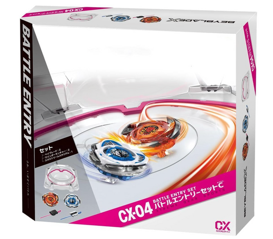 日本版 爆旋陀螺 Takara Tomy Beyblade X CX-04 Battle Entry Set C 對戰入門套裝C