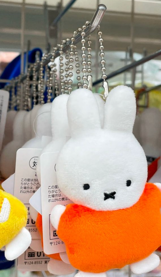 Miffy 橙色揮手姿態公仔掛飾